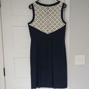 Ann Taylor • Lace Ponte Dress